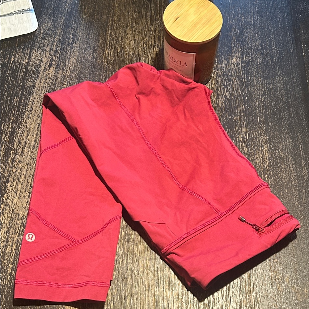 lululemon athletica Red Leggings